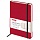 Ежедневник недатированный А5 138×213 мм BRAUBERG «Office», под кожу, 160 л., красный