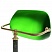 превью Светильник настольный из мрамора GALANT, основание - зеленый мрамор с золотистой отделкой
