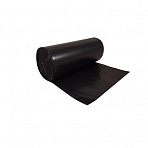 Мешки для мусора на 160 л Luscan черные (ПСД, 40 мкм, в рулоне 10 шт, 80×102 см)