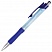превью Ручка шариковая BRAUBERG «Neo», автоматическая, корпус синий, 0.7 мм, резиновый держатель, синяя