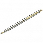 Ручка шариковая Luxor «Sterling» синяя, 1.0мм, корпус хром/золото, кнопочный механизм
