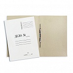 Папка-скоросшиватель Дело № картонная А4 до 200 листов белая (260 г/кв.м, 20 штук в упаковке)