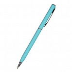 Ручка шариковая автоматическая Bruno Visconti Palermo синяя (бирюзовый корпус, толщина линии 0.5 мм)