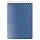 Блокнот А6.80л, кл, греб, мат. ламин, тонир. блок КОМУС Art Deco Синий