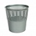 превью Корзина для мусора Luscan 10 л пластик серая (26×27 см)