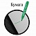 превью Маркер перманентный (нестираемый) STAFF эконом, круглый наконечник 2.5 мм, зеленый