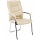 Конференц-кресло Easy Chair 811 VPU черное (искусственная кожа/металл хромированный)