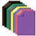 превью Цветная бумага, А4, 2-сторонняя офсетная, 16 листов 8 цветов, на скобе, ЮНЛАНДИЯ, 200×280 мм (2 вида)