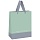 Пакет подарочный 18×23×10см MESHU «Duotone. Gray-mint», отд. фольгой, матовая ламинация