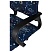 превью Кресло детское Helmi HL-K95 R (695) «Airy», спинка сетка /сиденье ткань с рисунком зодиак т. синий, пиастра