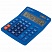 превью Калькулятор настольный BRAUBERG EXTRA-12-BU (206×155 мм), 12 разрядов, двойное питание, СИНИЙ