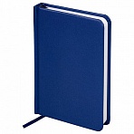 Ежедневник BRAUBERG недатированный, А6, 100×150 мм, «Select», под зернистую кожу, 160 л., темно-синий