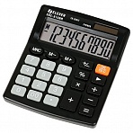 Калькулятор настольный Eleven SDC-810NR, 10 разрядов, двойное питание, 127×105×21мм, черный