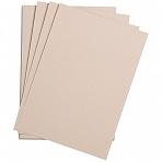 Цветная бумага 500×650мм., Clairefontaine «Etival color», 24л., 160г/м2, розово-серый, легкое зерно, хлопок