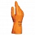 превью Перчатки латексные MAPA Industrial/Alto 299, хлопчатобумажное напыление, размер 7 (S), оранжевые