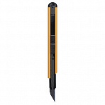 Нож канцелярский 9мм Berlingo «ColorZone», черное лезвие, auto-lock, металл. направл., оранжевый, европодвес
