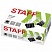 превью Зажимы для бумаг STAFF, эконом, комплект 12 шт., 41 мм, на 200 листов, черные, в картонной коробке