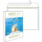 Конверт Nautilus,ЭКО, С5(162х229мм), стрип,80г, 25шт/уп