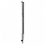 Ручка перьевая Parker «Vector Stainless Steel» синяя, 0.8мм, подарочная упаковка