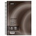 превью Бизнес-тетрадь LightBook А5 100 листов коричневая в клетку на спирали