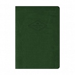 Телефонная книга А5, 80л., кожзам, OfficeSpace «Winner» зеленый, с вырубкой
