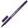 Ручка капиллярная BRAUBERG «Carbon», супертонкий металлический наконечник 0.4 мм, трехгранный корпус, синяя
