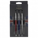 Набор Parker «Jotter London Trio»: шариковая ручка + гелевая ручка + механический карандаш, подарочная упаковка, европодвес