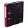 Папка-регистратор OfficeSpace 50мм, мрамор, черная, красный корешок, нижний метал. кант