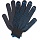 Перчатки хлопчатобумажные ЛАЙМА ЛЮКС, комплект 5 пар, ПВХ-защита (точка), 10 класс, 40-42 г, цвет черный