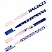 превью Ручка гелевая стираемая MESHU «Bright&Soft» синяя, 0.5мм, корпус ассорти, софт-тач