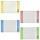 Обложка ПВХ для тетради и дневника ПИФАГОР, цветные клапаны, плотная, 120 мкм, 210×350 мм