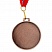 превью Медаль 3 место Бронза металлическая с лентой Триколор 1652994 (диаметр 5 см)