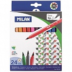 Фломастеры Milan 24 цвета