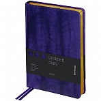 Ежедневник недатир. A5, 160л., кожзам, Berlingo «xGold», зол. срез, фиолетовый