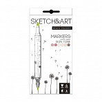 Набор маркеров Sketch&Art Портрет двухсторонних 6 цветов (толщина линии 3 мм)