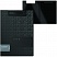 превью Папка-планшет с зажимом Berlingo «DoubleBlack» А4, пластик, 1300мкм, черная, с рисунком