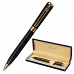 Ручка подарочная шариковая GALANT «TINTA MARBLE», корпус коричневый, золотистые детали, узел 0.7 мм, синяя