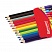 превью Карандаши цветные BRAUBERG, 12 цветов, утолщенные, трехгранные, картонная упаковка, с изображением мальчика