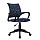 Кресло детское Helmi HL-K95 R (W695) «Airy», спинка сетка салатовая/сиденье ткань с рисунком маскарад, пиастра, пластик белый