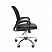 превью Кресло офисное Easy Chair 304 черное (искусственная кожа/сетка/хромированный металл)