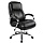 Кресло для руководителя Easy Chair 585 TR черное (рециклированная кожа/хромированный металл)