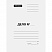 превью Папка-обложка OfficeSpace «Дело», картон немелованный, 280г/м2, белый, до 200л. 