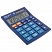 превью Калькулятор настольный BRAUBERG ULTRA-12-BU (192×143 мм), 12 разрядов, двойное питание, СИНИЙ