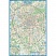 превью Настенная авто карта Москвы 1600×1070 мм