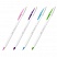 превью Ручки шариковые BIC «Cristal Up Fun», НАБОР 4 ЦВЕТА (салатовый, розовый, фиолетовый, голубой), узел 1 мм, линия 0.32 мм, блистер