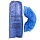 Бахилы одноразовые полиэтиленовые текстурированные 4 г голубые (50 пар в упаковке)