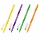 Ручка шариковая масляная автоматическая с грипом ЮНЛАНДИЯ COLOR MIX, СИНЯЯ, 0.7 мм, линия письма 0.35 мм