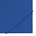 превью Папка на резинках BRAUBERG «Office», синяя, до 300 листов, 500 мкм