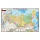 Карта настенная «Россия. Политико-административная карта», М-1:5,5 млн., размер 156×100 см, ламинир.