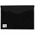 превью Папка-конверт с кнопкой BRAUBERG, А4, непрозрачная, плотная, черная, до 100 листов, 0,2 мм